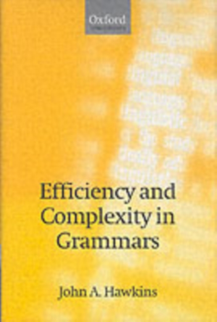 Efficiency and Complexity in Grammars, PDF eBook