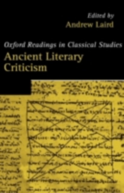 Ancient Literary Criticism, PDF eBook