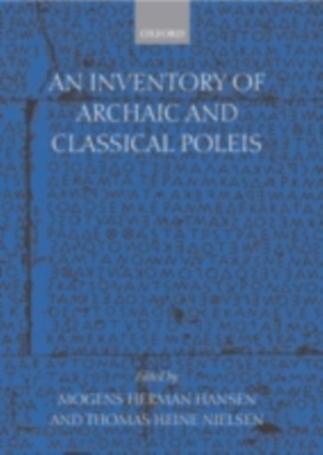 An Inventory of Archaic and Classical Poleis, PDF eBook