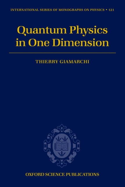 Quantum Physics in One Dimension, PDF eBook