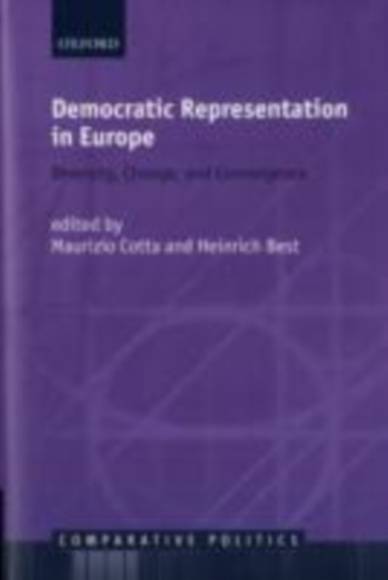 Democratic Representation in Europe : Diversity, Change, and Convergence, PDF eBook