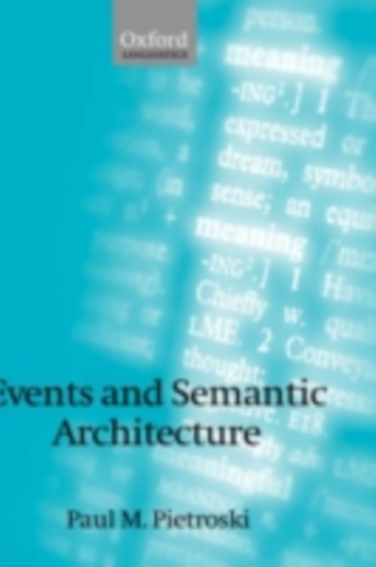 Events and Semantic Architecture, PDF eBook