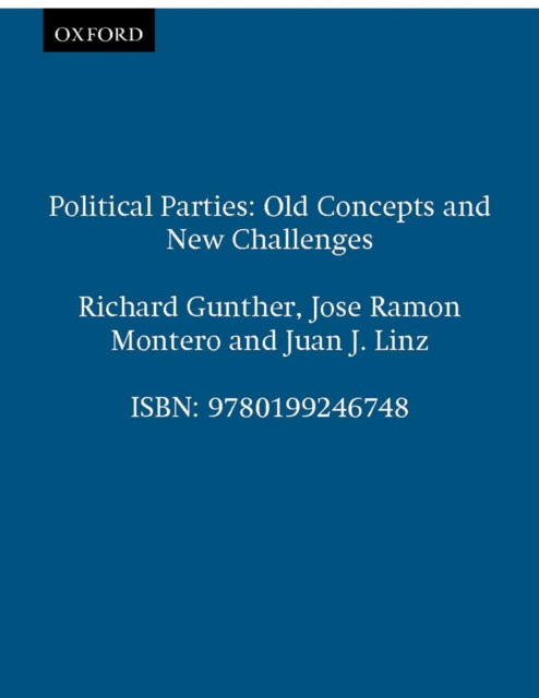 Political Parties : Old Concepts and New Challenges, PDF eBook