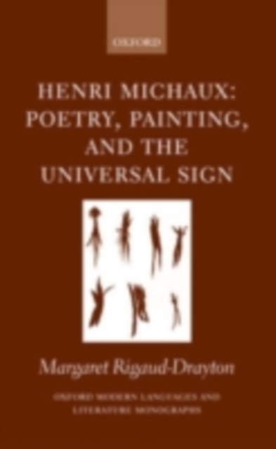 Henri Michaux : Poetry, Painting and the Universal Sign, PDF eBook