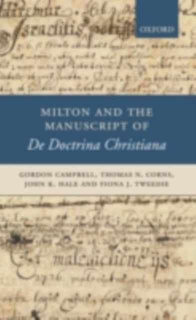 Milton and the Manuscript of De Doctrina Christiana, PDF eBook