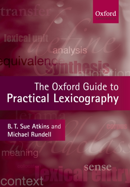 The Oxford Guide to Practical Lexicography, PDF eBook