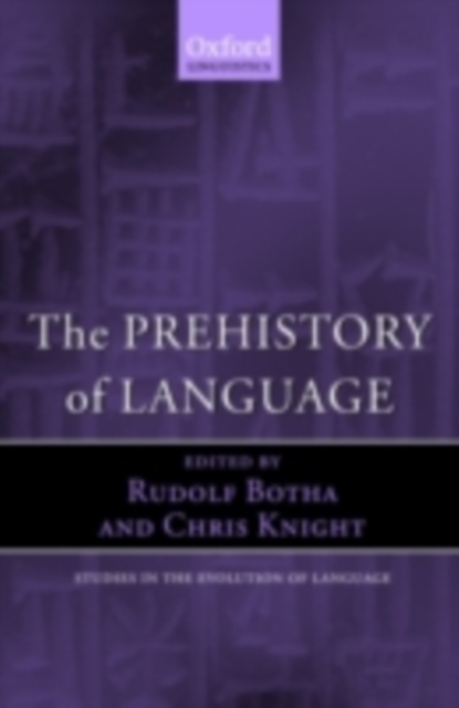 The Prehistory of Language, PDF eBook