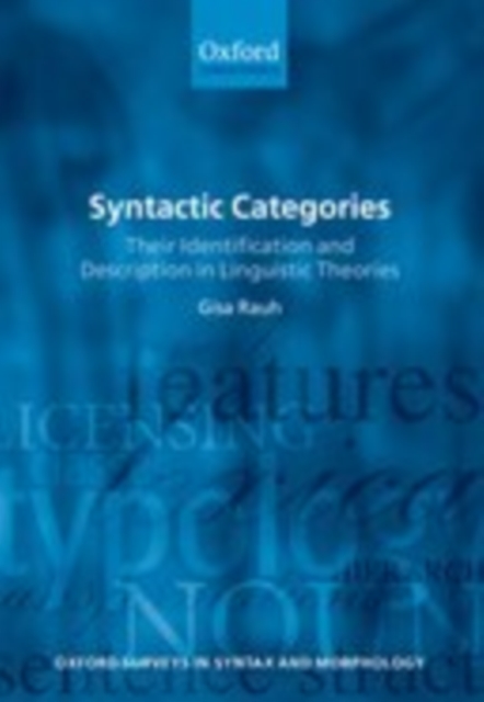 Syntactic Categories : Their Identification and Description in Linguistic Theories, EPUB eBook