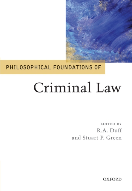 Philosophical Foundations of Criminal Law, PDF eBook