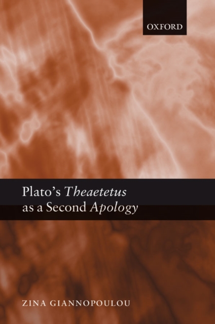 Plato's Theaetetus as a Second Apology, PDF eBook