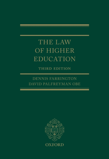 The Law of Higher Education, EPUB eBook