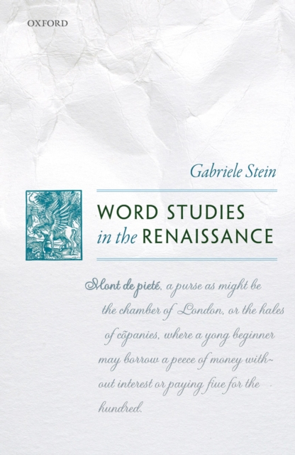 Word Studies in the Renaissance, PDF eBook