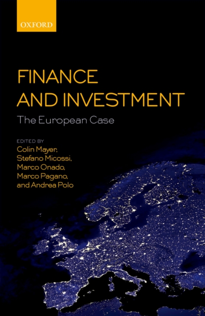 Finance and Investment: The European Case, PDF eBook