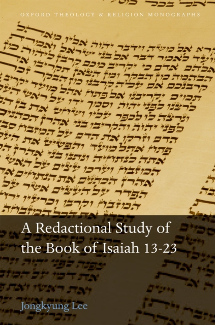 A Redactional Study of the Book of Isaiah 13-23, EPUB eBook