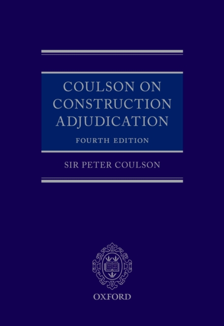 Coulson on Construction Adjudication, EPUB eBook