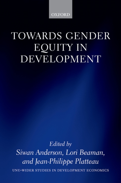 Towards Gender Equity in Development, PDF eBook