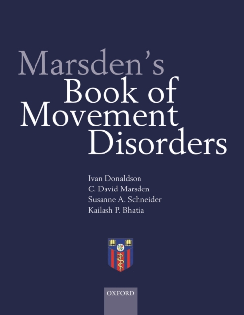 Marsden's Book of Movement Disorders, Hardback Book