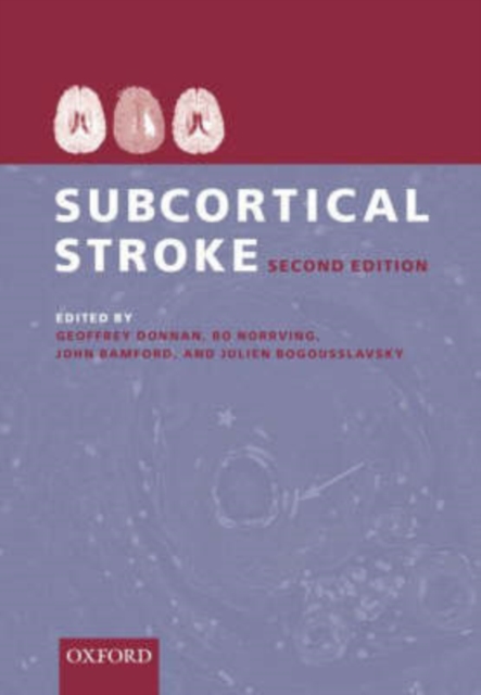 Subcortical Stroke, Hardback Book