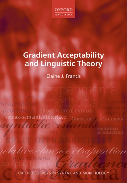 Gradient Acceptability and Linguistic Theory, PDF eBook