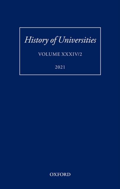 History of Universities: Volume XXXIV/2 : Teaching Ethics in Early Modern Europe, PDF eBook