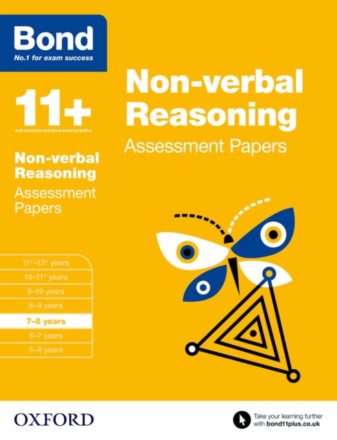 Bond 11+: Non-verbal Reasoning: Assessment Papers : 7-8 years, Paperback / softback Book