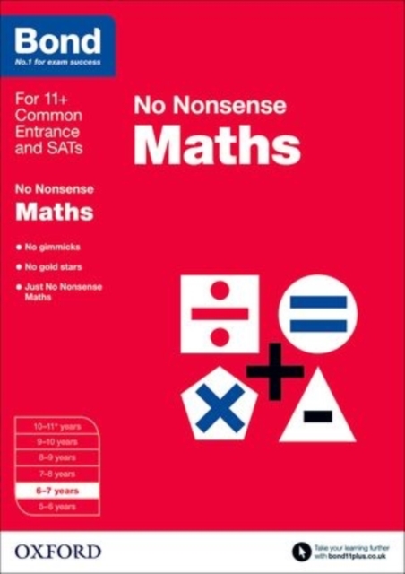 Bond: Maths: No Nonsense : 6-7 years, Paperback / softback Book