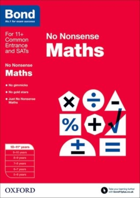Bond: Maths: No Nonsense : 10-11+ years, Paperback / softback Book