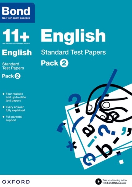 Bond 11+: English: Standard Test Papers: Ready for the 2024 exam: For 11+ GL assessment and Entrance Exams : Pack 2, Paperback / softback Book