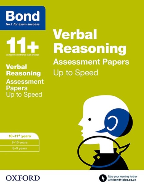 Bond 11+: Verbal Reasoning: Up to Speed Papers : 10-11+ years, Paperback / softback Book