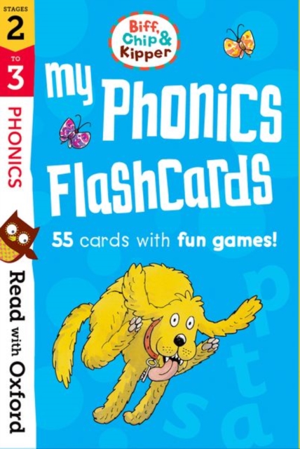 Read with Oxford: Stages 2-3: Biff, Chip and Kipper: My Phonics Flashcards, Cards Book