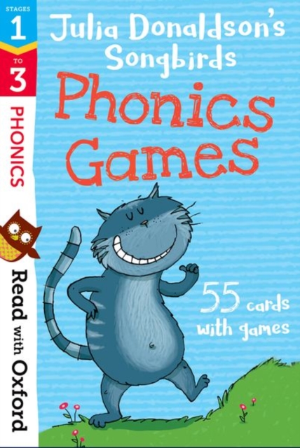 Read with Oxford: Stages 1-3: Julia Donaldson's Songbirds: Phonics Games Flashcards, Cards Book