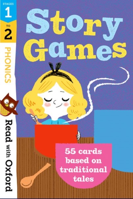 Read with Oxford: Stages 1-2: Phonics Story Games Flashcards, Cards Book