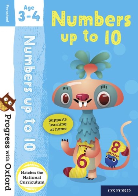 Progress with Oxford: Progress with Oxford: Numbers Age 3-4 - Prepare for School with Essential Maths Skills, Multiple-component retail product Book