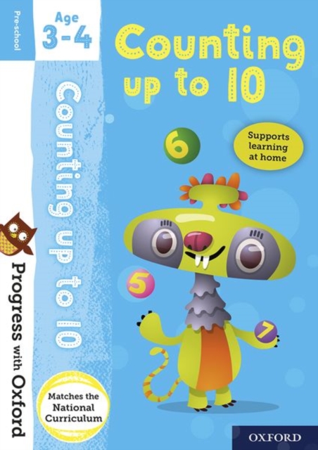 Progress with Oxford: Progress with Oxford: Counting Age 3-4 - Prepare for School with Essential Maths Skills, Multiple-component retail product Book