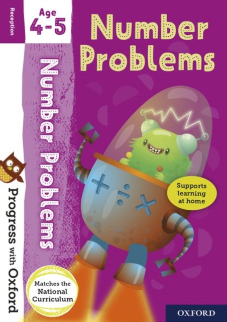 Progress with Oxford: Progress with Oxford: Number Problems Age 4-5 - Practise for School with Essential Maths Skills, Multiple-component retail product Book