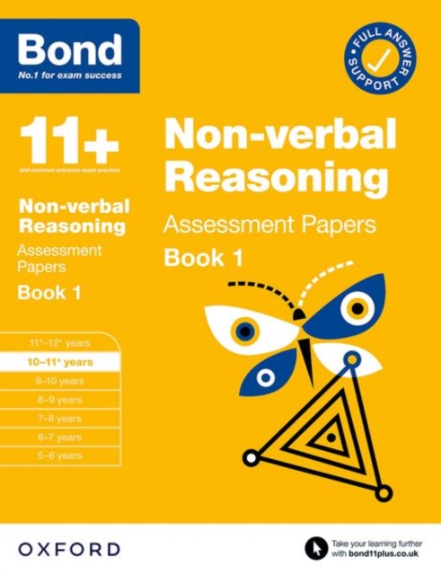 Bond 11+: Bond 11+ Non Verbal Reasoning Assessment Papers 10-11 years Book 1: For 11+ GL assessment and Entrance Exams, Paperback / softback Book