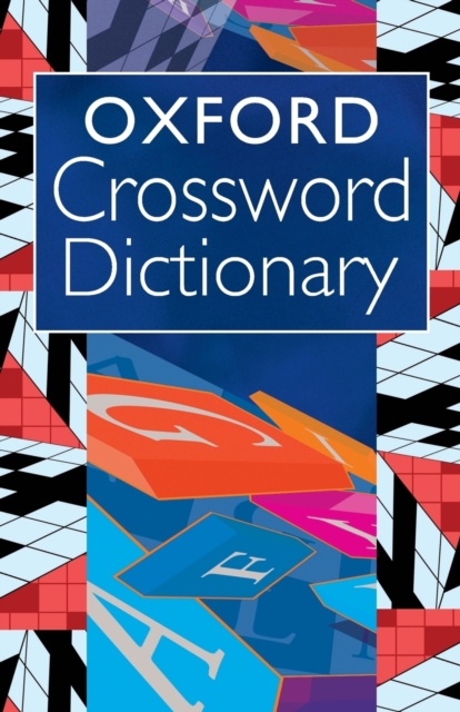 Oxford Crossword Dictionary, Paperback / softback Book