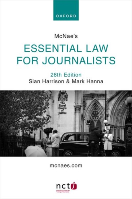 McNae's Essential Law for Journalists, Paperback / softback Book