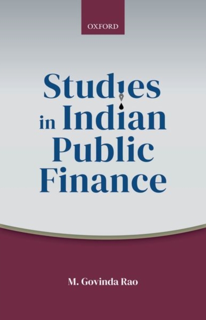 Studies in Indian Public Finance, Hardback Book