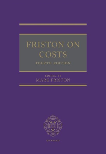 Friston on Costs, Hardback Book