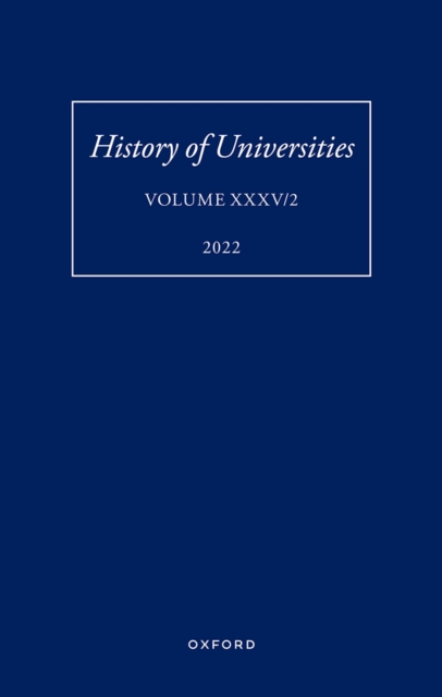 History of Universities: Volume XXXV / 2, EPUB eBook