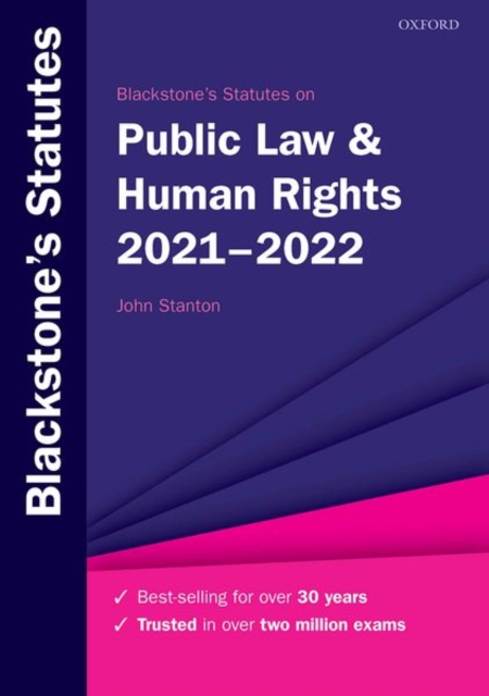 Blackstone's Statutes on Public Law & Human Rights 2021-2022, Paperback / softback Book