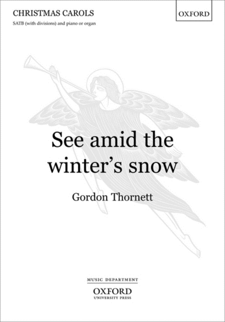See amid the winter's snow, Sheet music Book