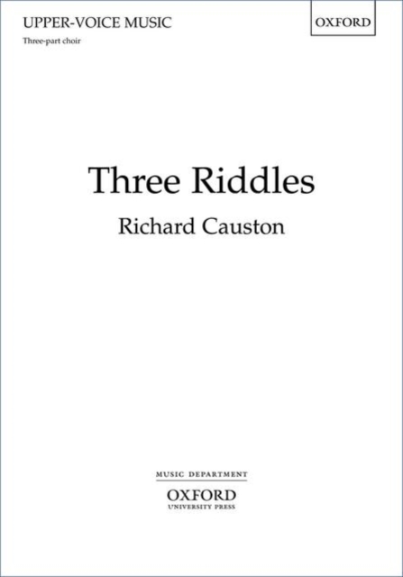 Three Riddles, Sheet music Book