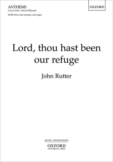 Lord, thou hast been our refuge, Sheet music Book