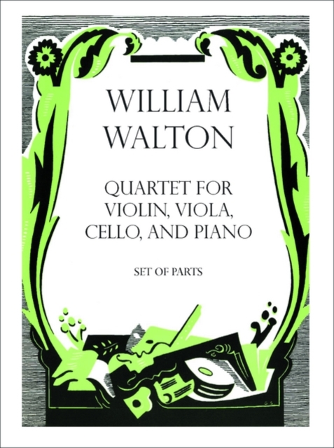 Quartet for Violin, Viola, Cello, and Piano, Sheet music Book