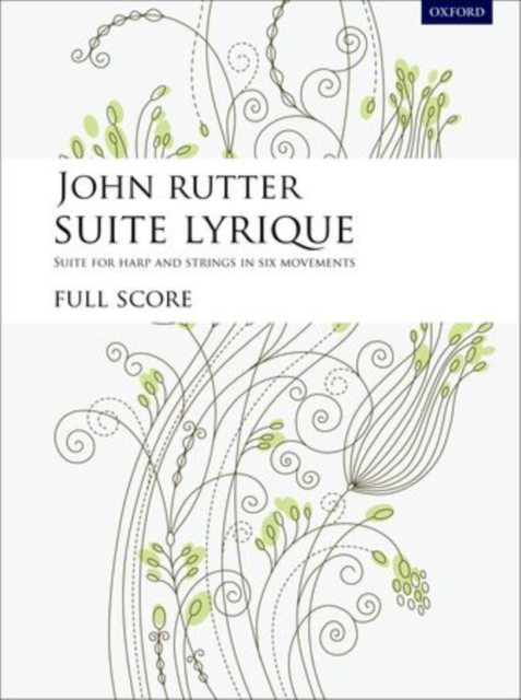 Suite Lyrique, Sheet music Book