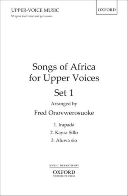 Songs of Africa for Upper Voices Set 1, Sheet music Book