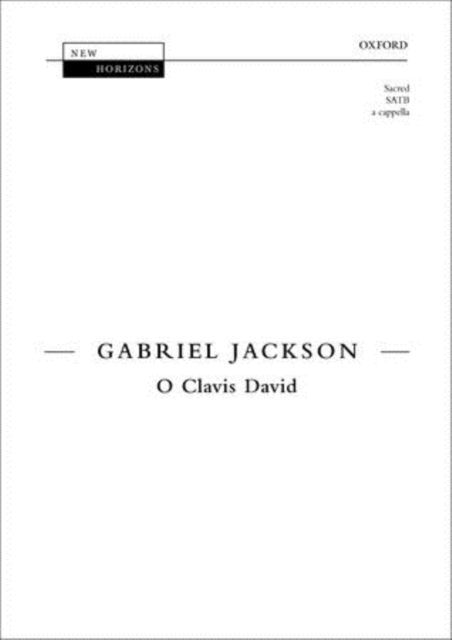 O Clavis David, Sheet music Book