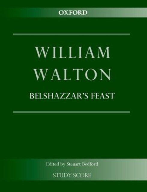Belshazzar's Feast, Sheet music Book